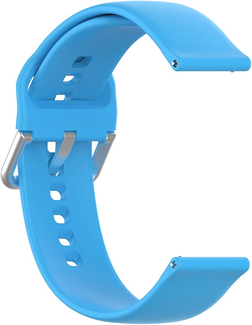 ECSEM – Correa de reloj inteligente compatible con Popglory P22, correa de repuesto ajustable de silicona transpirable, correa deportiva para