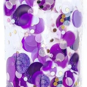 Packed Party Spirit Squad – Enfriador de latas delgadas de confeti, soporte de metal aislado para portón trasero, piscina o playa (Purple Crush) Packed Party Spirit Squad – Enfriador de latas delgadas de confeti, soporte de metal aislado para portón trasero, piscina o playa (Purple Crush)