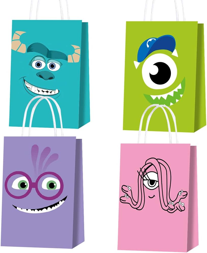 Monster inc – Suministros de fiesta, bolsas de fiesta de monstruo para monstruo con temática de decoraciones de fiesta de cumpleaños para Monster
