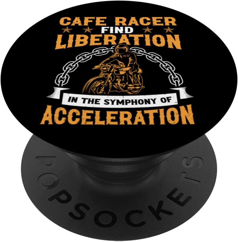 Style Meets Speed & Passion Fuels The Ride – Cafe Racer PopSockets Swappable PopGrip
