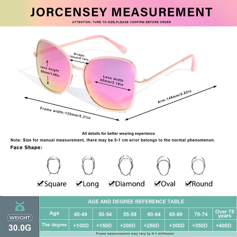 Paquete de 2 lentes de sol bifocales de lectura para mujer, diseño de ojo de gato, cuadrados, lentes de lectura al aire libre