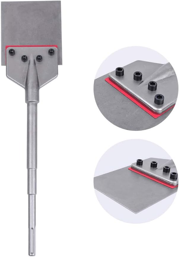 Monkey King Bar-Sds Max Bits – Rascador de piso de 6 x 25 pulgadas, herramientas de martillo de astillado de hoja de 6 pulgadas de ancho, accesorios
