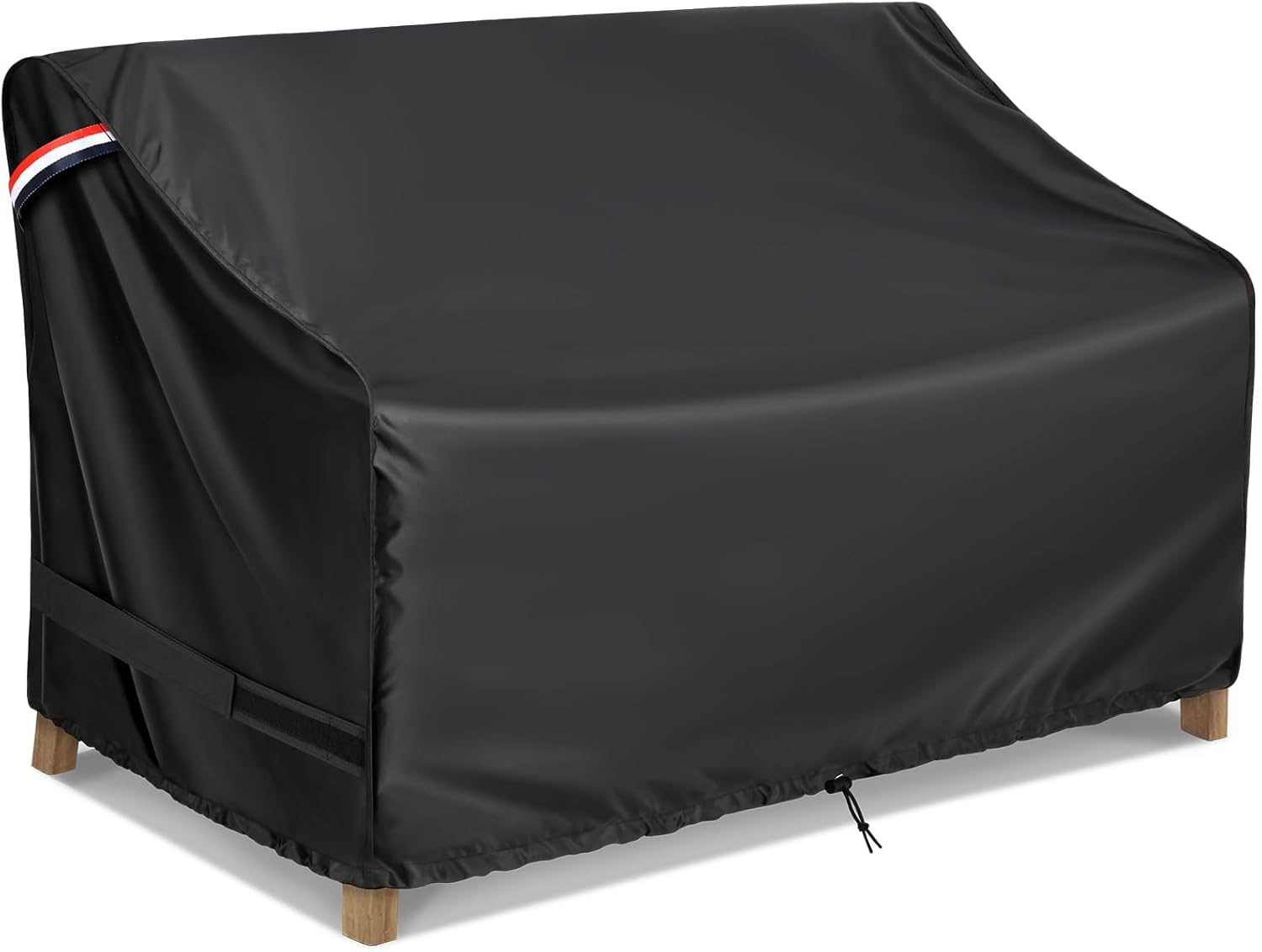 KylinLucky Fundas impermeables para sofá biplaza de patio, 52 pulgadas de ancho x 35 pulgadas de profundidad x 35 pulgadas de alto, funda de sofá