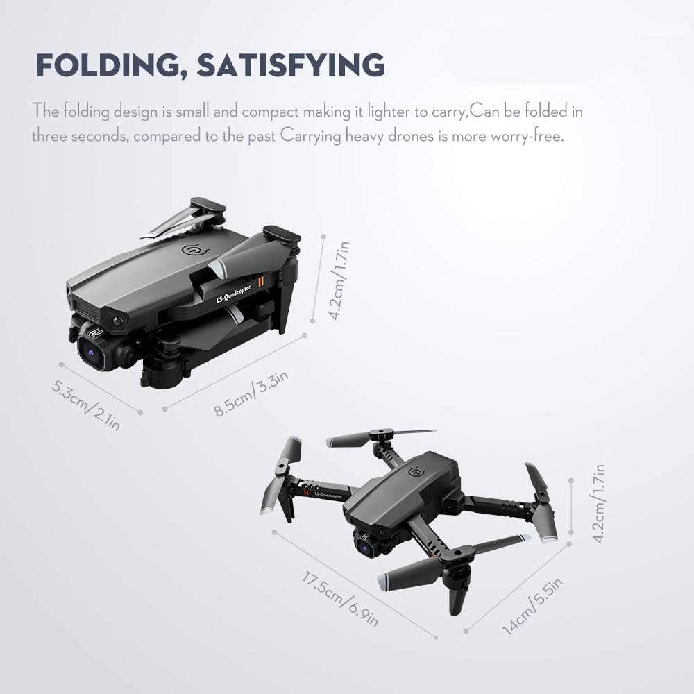 GoolRC Drone RC con cámara 4K Drone Dual Camera LS-XT6 Track Flight Sensor de gravedad gesto Foto Video Altitud Hold Modo sin cabeza RC Quadcopter