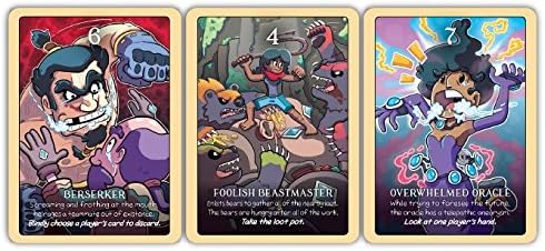 Venture Party un juego de cartas rápido y divertido para héroes desafortunados, azul