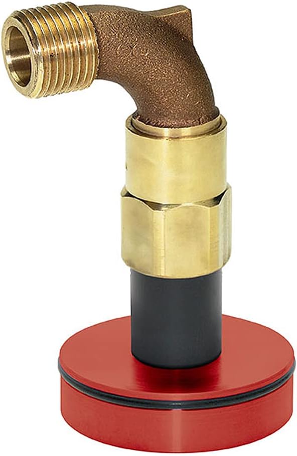 Underhill HoseTap HN-T150S – Adaptador de conexión para manguera de agua de jardín con latón giratorio de 34 pulgadas MHT o 1 pulgada MHT,
