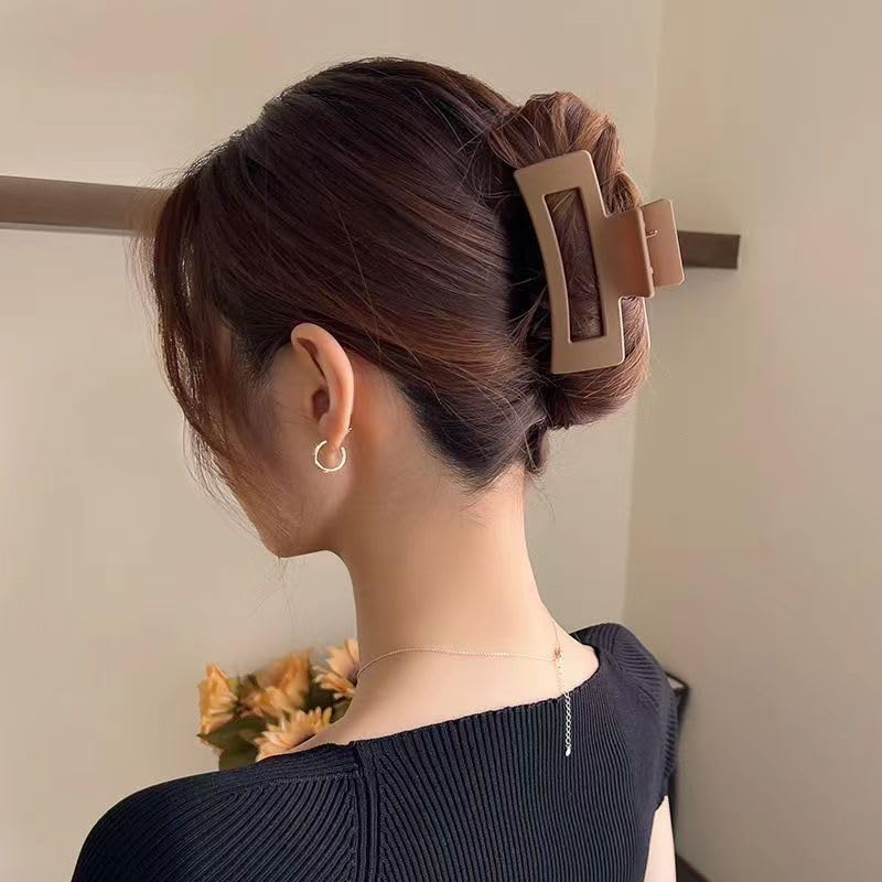 Pinzas cuadradas para el pelo de dama de honor, despedida de soltera, 4.1 pulgadas, juego de 6 pinzas rectangulares para el cabello para despedida