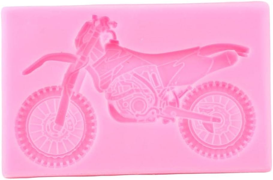 1 molde de silicona para motocicleta Yamaha 3D para postres de bricolaje, cubitos de hielo, gelatina, hecho a mano, helado, pudín, magdalena,