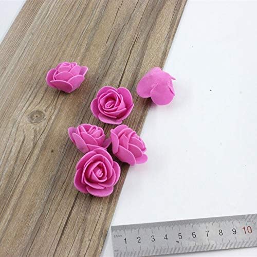 EdricShop – 100 flores artificiales de espuma de polietileno de polietileno, decoracao Do Carro Do Casamento, DIY hecho a mano, decoración Grinalda