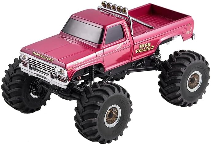 Helidirect FMS 124 FCX24 Max Smasher V2 Monster Truck RTR 4WD con transmisor RC G3 y receptor R3A – Juguete de control remoto, coches RC, rastreador