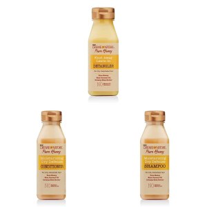 Creme of Nature Desenredante sin enjuague, miel pura, aceite de coco y manteca de karité acondicionador, Dry Defense para cabello dañado, aceite de Creme of Nature Desenredante sin enjuague, miel pura, aceite de coco y manteca de karité acondicionador, Dry Defense para cabello dañado, aceite de