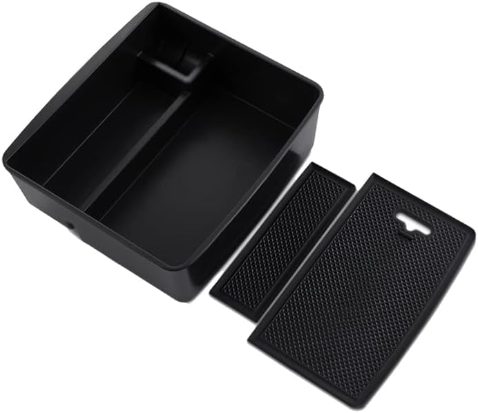 Bandeja organizadora central, caja de almacenamiento para reposabrazos de consola central de automóvil, compatible con Toyota, compatible con Lexus