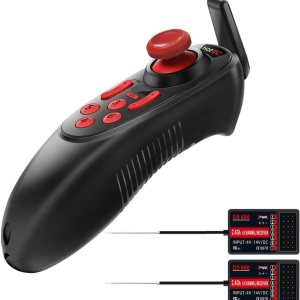 HOTRC DS-600 6CH 2.4GHz Transmisor RC y receptor control remoto con DS 600 PWM 6 canales receptor para barco RC (con 2 receptores) HOTRC DS-600 6CH 2.4GHz Transmisor RC y receptor control remoto con DS 600 PWM 6 canales receptor para barco RC (con 2 receptores)
