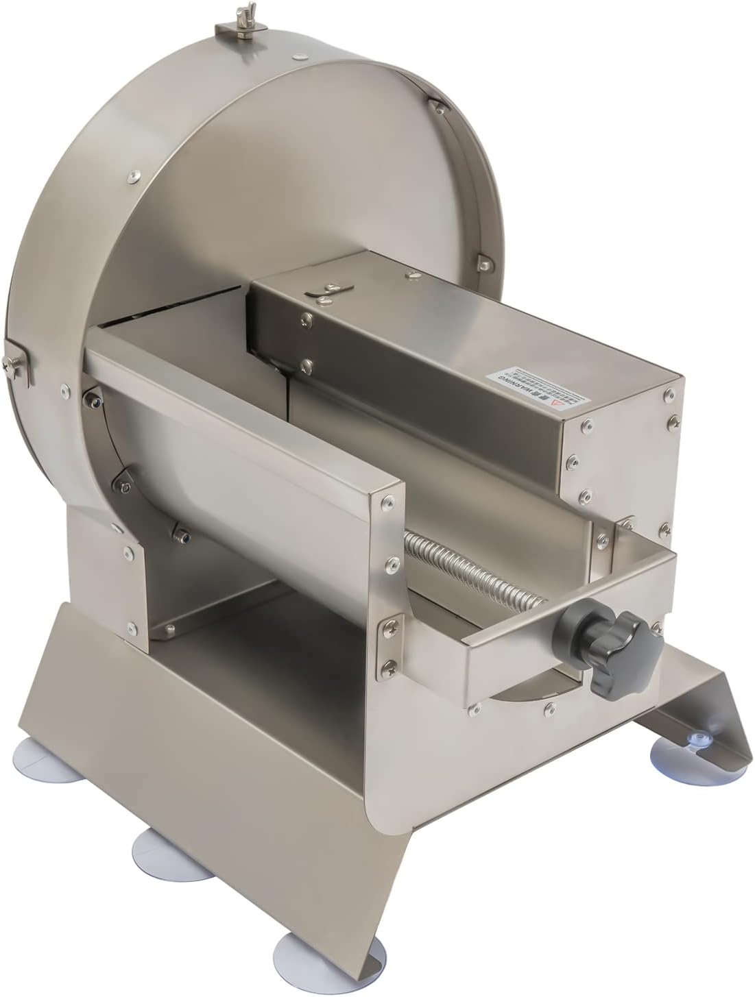 Cortadora de frutas eléctrica y manual comercial de verduras, 0-12mm0-0.47in de grosor ajustable cortador eléctrico de alimentos 110V 200W Slicer