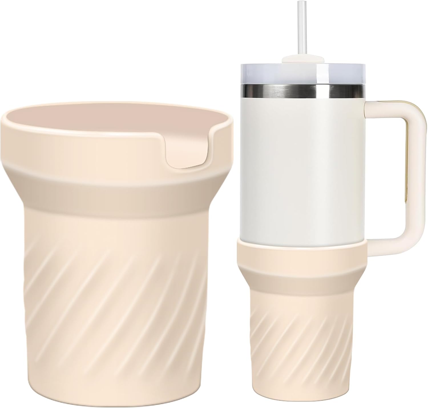 Funda de silicona para Stanley Cup de 40 onzas Quencher Adventure, funda de silicona para botas Stanley H2.0, reduce arañazos, funda protectora para