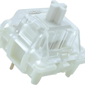 DRAOZA Gateron White Clear Pro Switches de 3 pines pre lubricados RGB G Clear Interruptores transparentes compatibles con teclado mecánico MX (72 DRAOZA Gateron White Clear Pro Switches de 3 pines pre lubricados RGB G Clear Interruptores transparentes compatibles con teclado mecánico MX (72