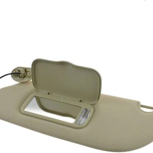 ZR 7L2Z7804105FA – Parasol para parabrisas para el lado izquierdo del conductor, color beige beige con espejo iluminado ZR 7L2Z7804105FA – Parasol para parabrisas para el lado izquierdo del conductor, color beige beige con espejo iluminado
