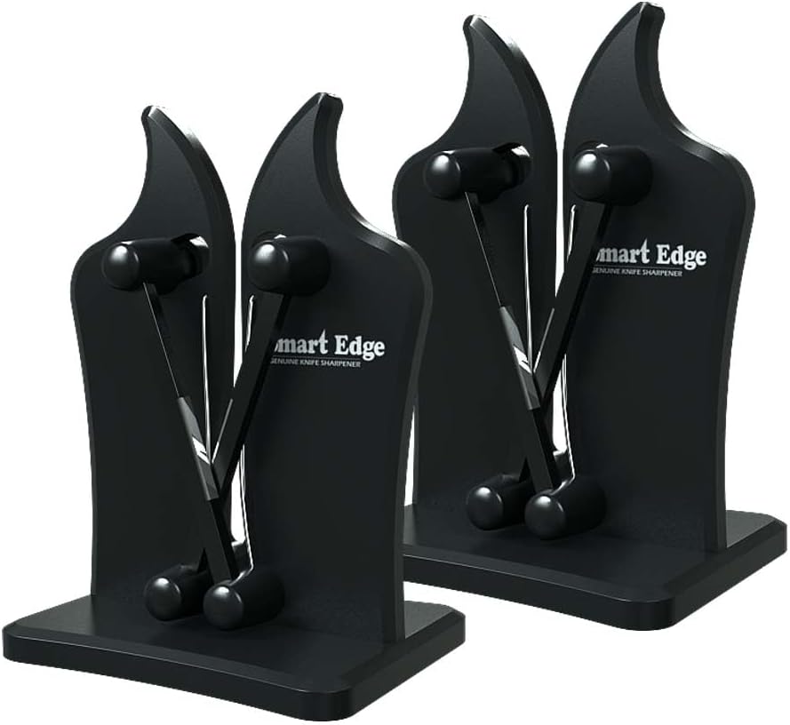 SMART EDGE Afilador de cuchillos de ultra precisión, rectificado de acción de resorte con carburo de tungsteno para una restauración y mejora