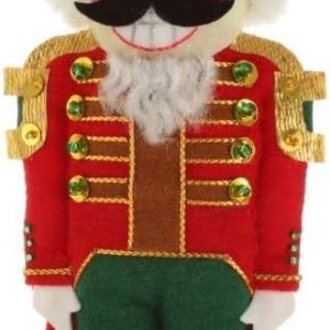 Cascanueces – Decoración de árbol de Navidad – Adorno de Navidad Zari – Adorno bordado Cascanueces – Decoración de árbol de Navidad – Adorno de Navidad Zari – Adorno bordado