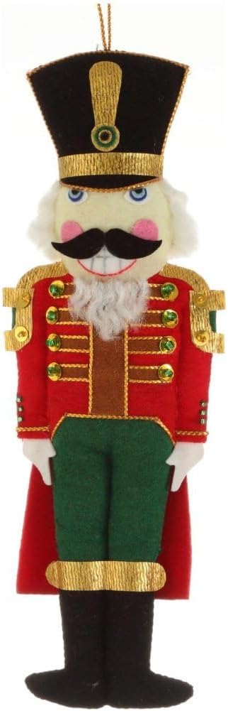 Cascanueces – Decoración de árbol de Navidad – Adorno de Navidad Zari – Adorno bordado