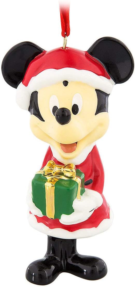 Disney Figura Adorno Santa Mickey Mouse Bell