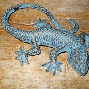 NA para un lote de 2 estatuas de jardín de lagarto verde de hierro fundido, Gecko Western Ranch decoración del hogar, proveedor de Veryn para NA para un lote de 2 estatuas de jardín de lagarto verde de hierro fundido, Gecko Western Ranch decoración del hogar, proveedor de Veryn para