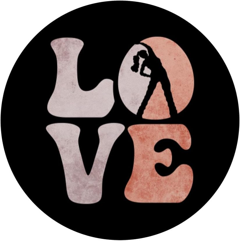 Aerobics Fitness Exercise LOVE PopSockets Swappable PopGrip