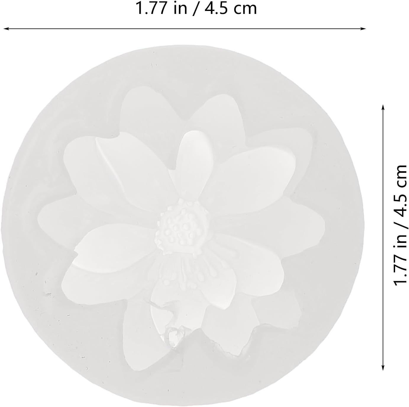 Healifty 3 moldes de silicona para flores de loto 3D, moldes de fundición de flores de loto de cristal, girasol, resina epoxi, moldes para