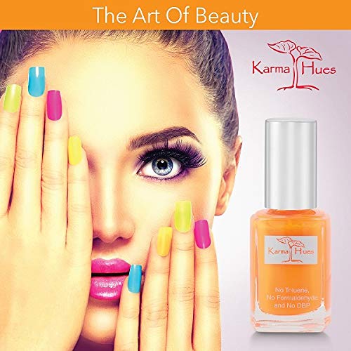 karma organic Esmalte de uñas natural no tóxico, pintura de uñas vegana y libre de crueldad para arte de uñas, esmalte de uñas de secado rápido para
