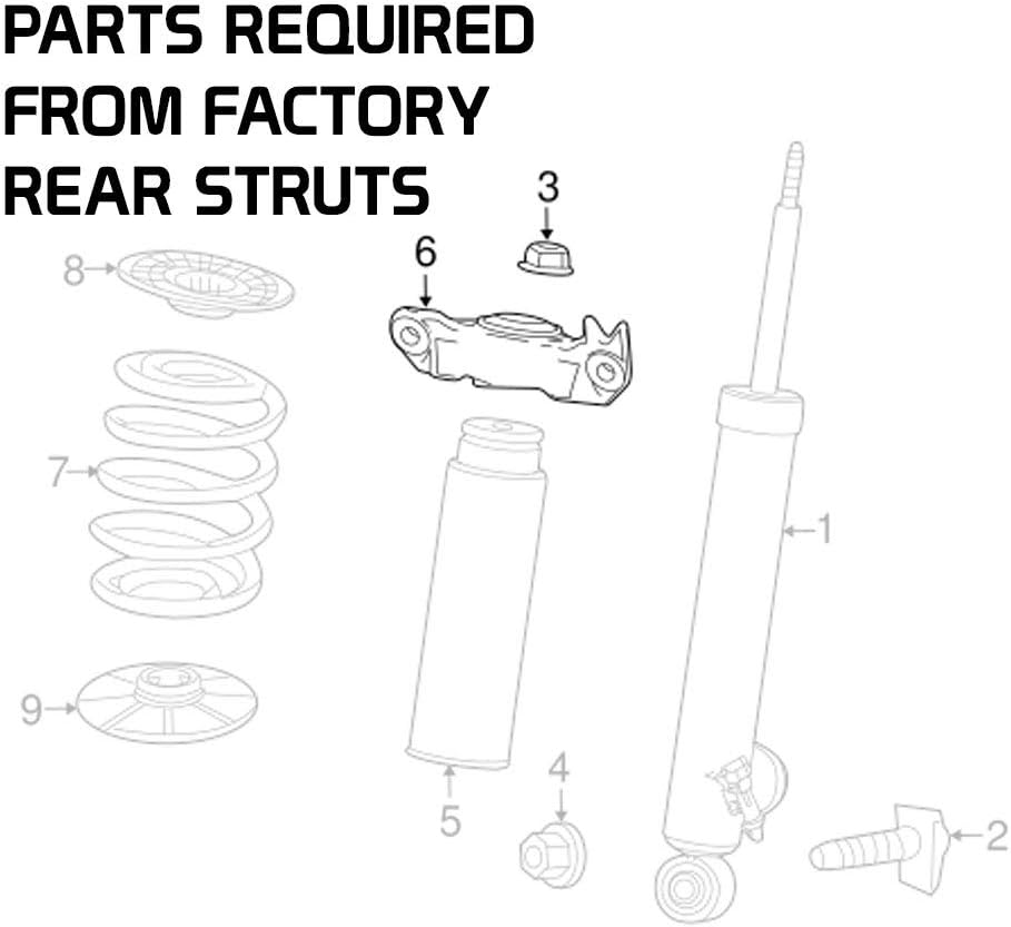 Rev9 R9-HS2-100 Hyper-Street II Kit de bajada de suspensión de coilover, amortiguador monotubo con ajuste de rebote de 32 clics, longitud completa