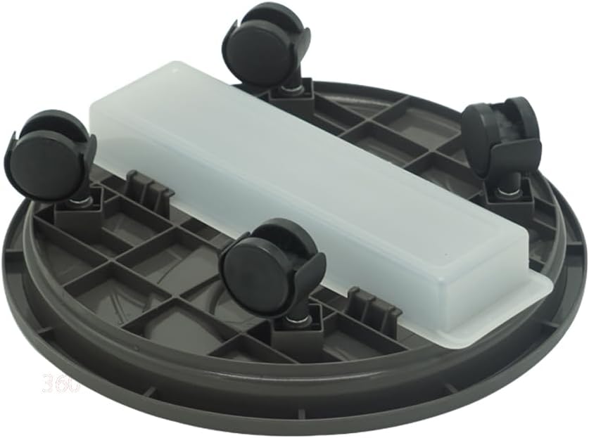 Visionfly 4 unidades de 13 pulgadas con contenedor de agua integrado y 4 ruedas, carrito de jardín con ruedas, capacidad de carga de 130 libras
