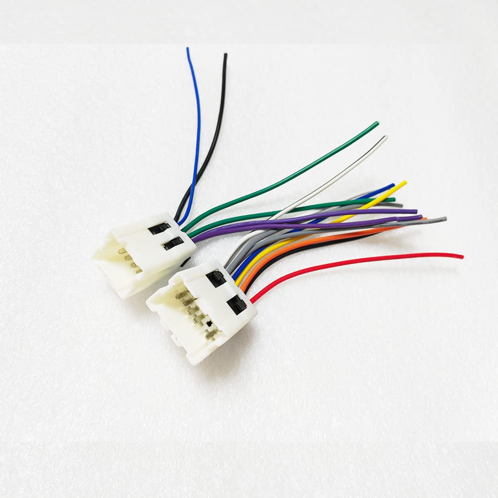 Strpump Para Nissan Frontier Xterra Patrol X-Trail Estéreo de coche de CD DVD Power Arnés de cableado Adaptador de cable Enchufe Telar de plomo