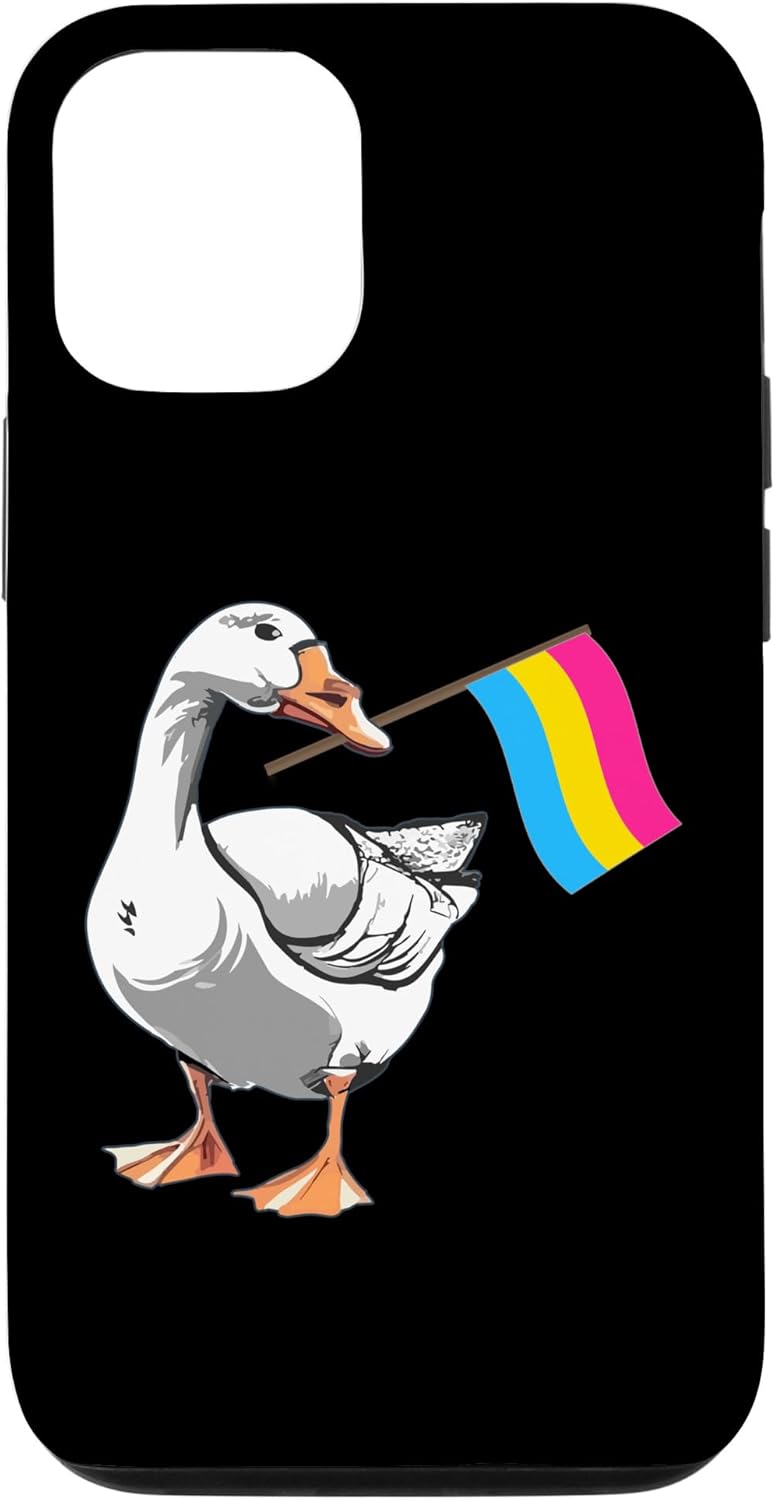 Funda para iPhone 13 Pro Pansexual Goose Bi Pride Flag Bi Pride Parade Flag LGBTQ