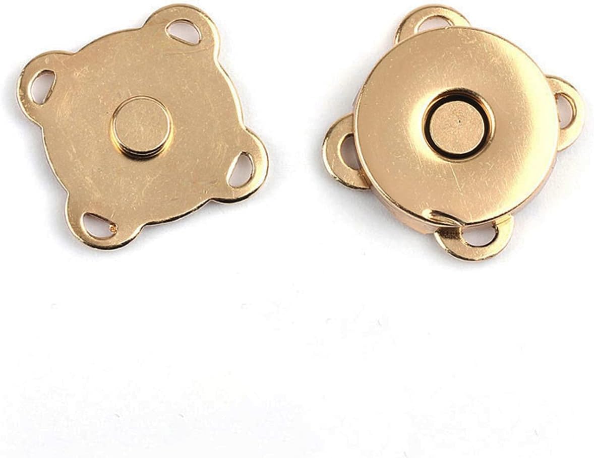 WAFJMAF – 10 juegos de cierres magnéticos para bolsas, botones a presión, monedero ideal para cierre, bolso, ropa, costura, manualidades, no