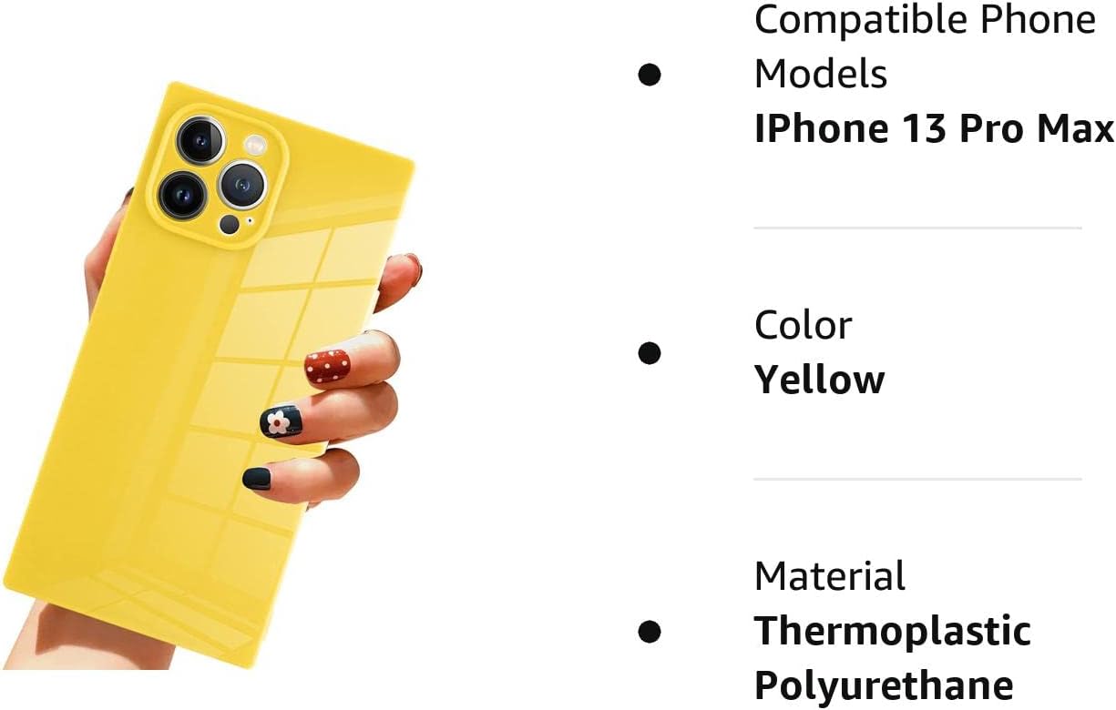 LSL Funda para iPhone 13 Pro Max de 6.7 pulgadas, TPU suave, anticaídas, antiarañazos, absorción de golpes, cuerpo completo, resistente,