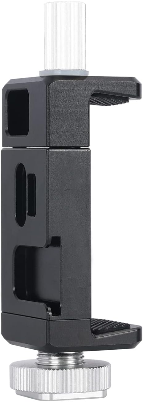 NICEYRIG Soporte SSD T5 T7 con rosca de 14, boca ajustable de 2.244in a 3.031in, soporte para banco de energía SSD para BMPCC 4K 6K Pro Z Cam – 477