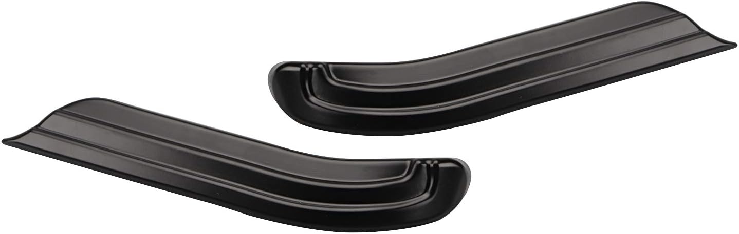 Bid4ze Fundas negras para brazo oscilante con listones para motocicleta, ABS, compatibles con Harley Touring Road King, Electra Glide, Road Glide,