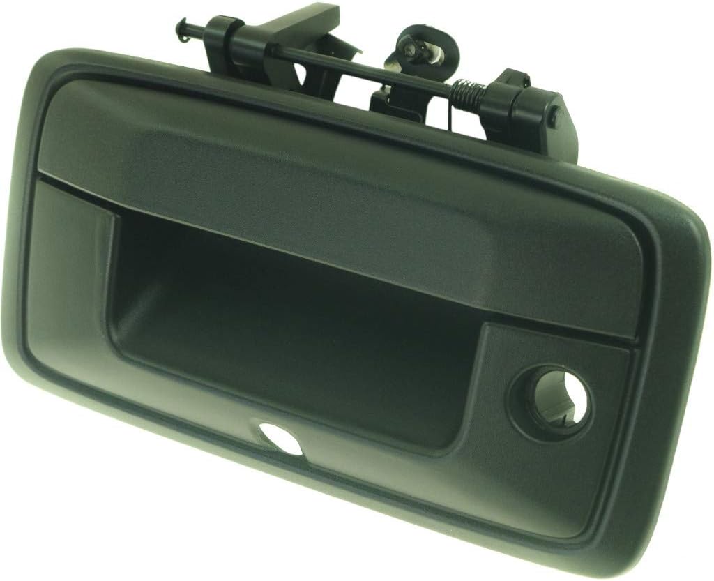 Manija para puerta trasera Chevy Silverado 1500 2016 2017 2018  Exterior  Negro texturizado  con orificio para llave  con orificio de leva  Todos