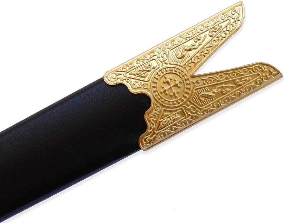 Espada de cruzada medieval de 33 pulgadas (83.8 cm) con vaina, elige tu estilo