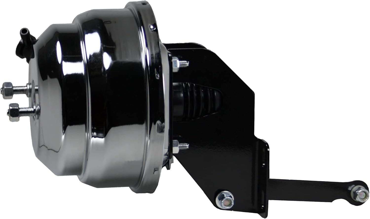 LEED BRAKES Booster de potencia dual de 8 pulgadas con kit de soporte (cromo)