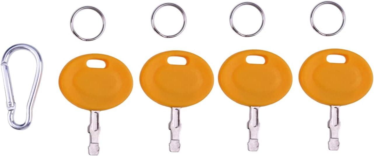 JEENDA Paquete de 4 llaves de encendido 625-05000 625-05002 925-2054A 925-1745A compatibles con Cub Cadet XT1 ZT1 LT LTX Troy Bilt cortacésped