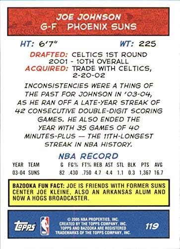 2004-05 Bazooka Mini #119 Joe Johnson NBA Basketball Trading Card
