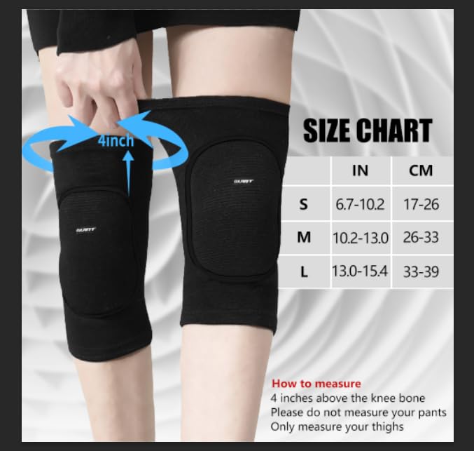 YEEKORO – Rodilleras para niños con almohadillas gruesas, manga de soporte, calentador de rodilla, accesorio protector para niños para correr,
