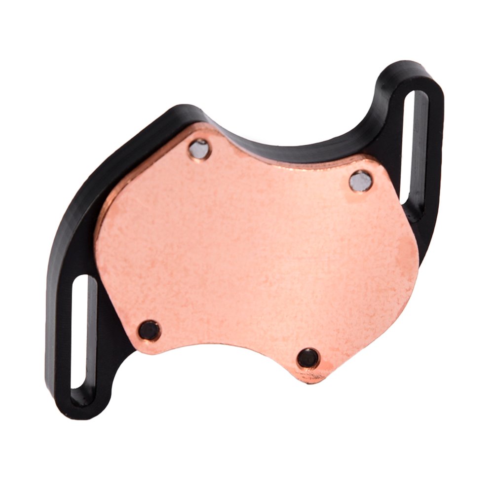 Bloque de refrigeración por agua, mini puente sur bloque de agua de refrigeración kit base de cobre rojo para computadora PC 4.4-5.8CM, kit de