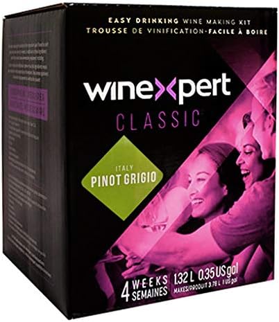 Kit de ingredientes de vino clásico italiano Pinot Grigio de un galón