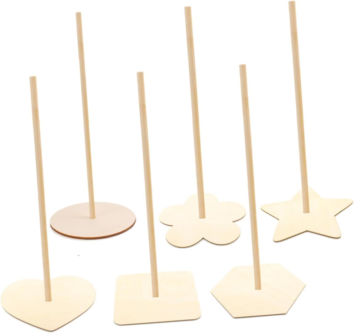 6pcs Decorative Tray Dessert Stand Bagel Holder Display Trim Tray Donut Holder Board Donut Stand for Party Table Trays for Eating Display Stand Baby