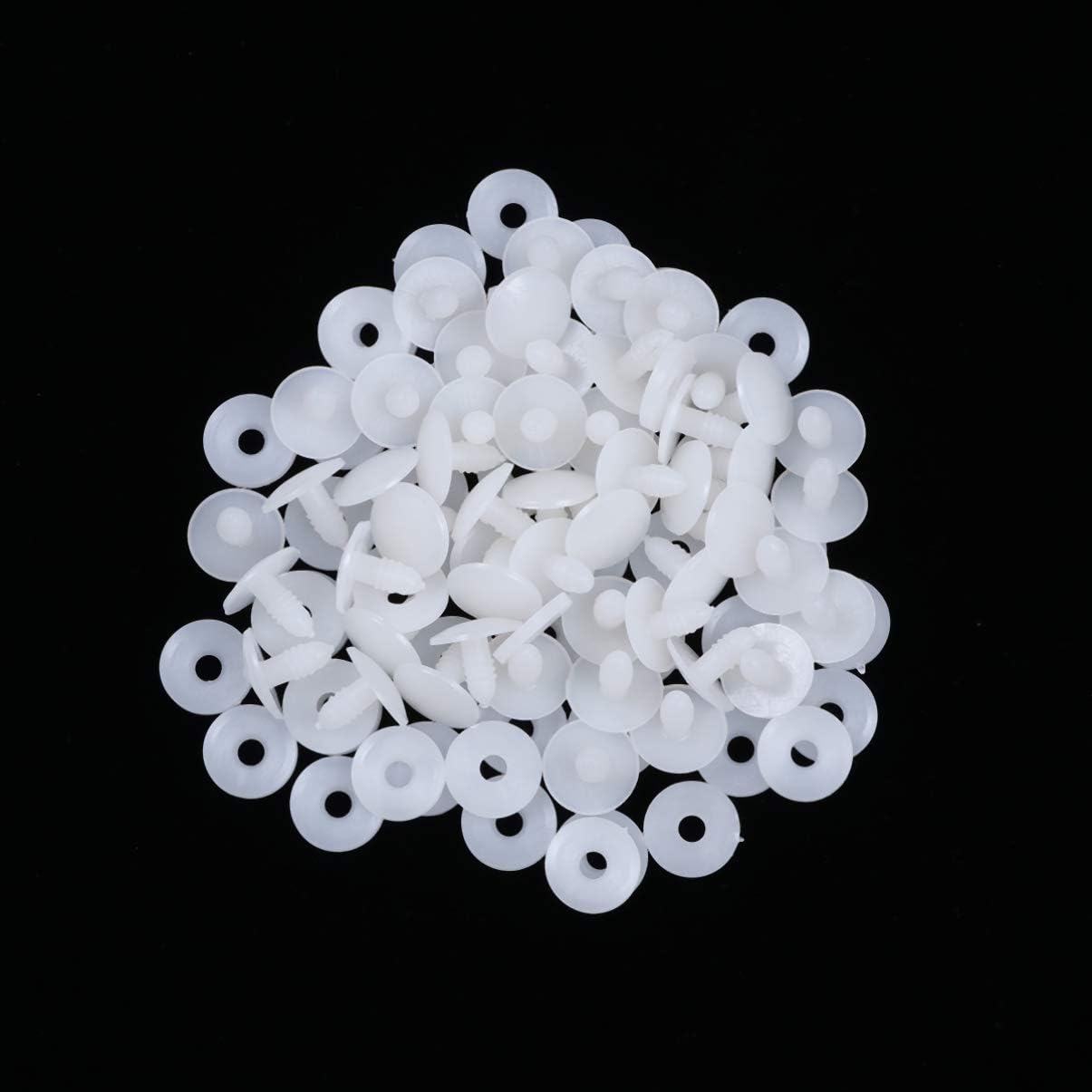 EXCEART Juego de 50 articulaciones de muñeca DIY de 1.575 pulgadas (1.575 in), articulaciones, perno, muñeca, material de bricolaje, accesorios de