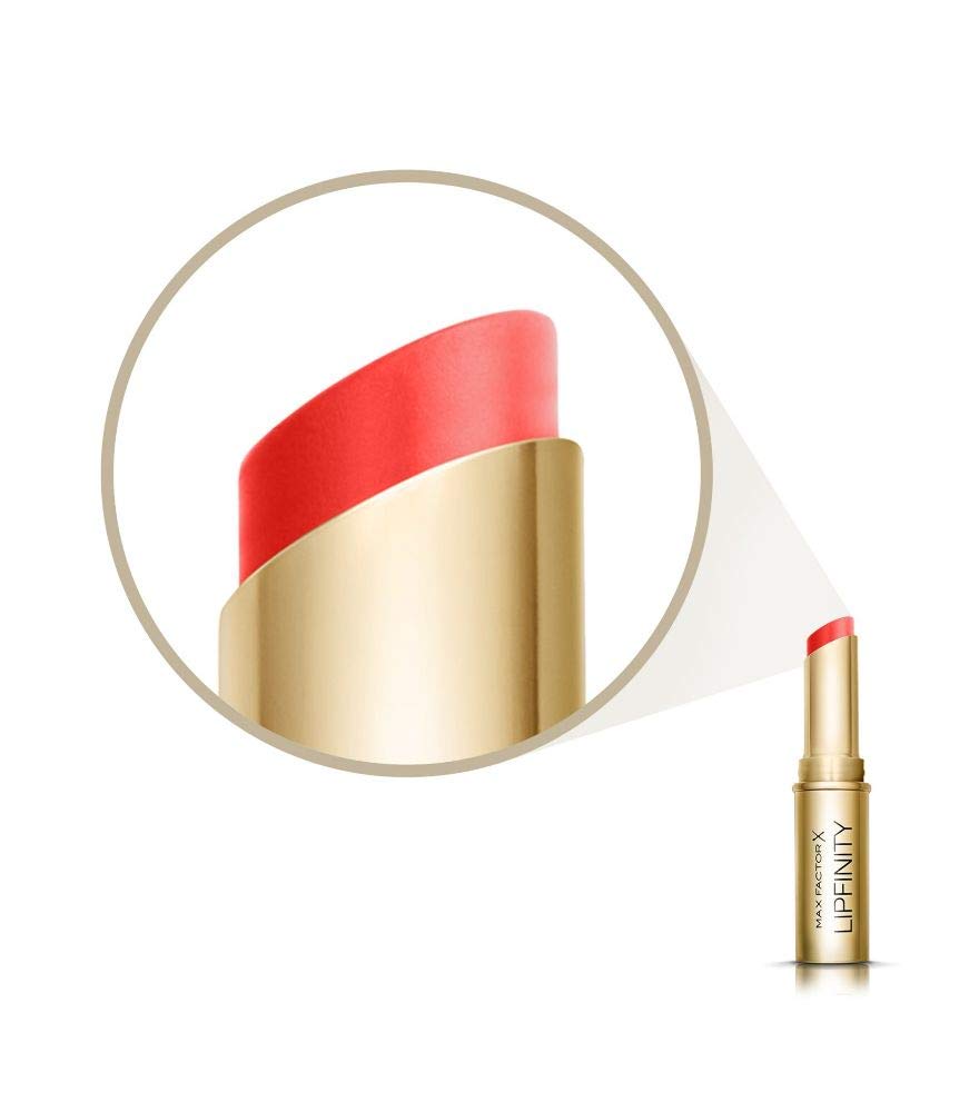 Max Factor Lipfinity lápiz labial, 35 Just Deluxe para mujeres, 0.14 onzas