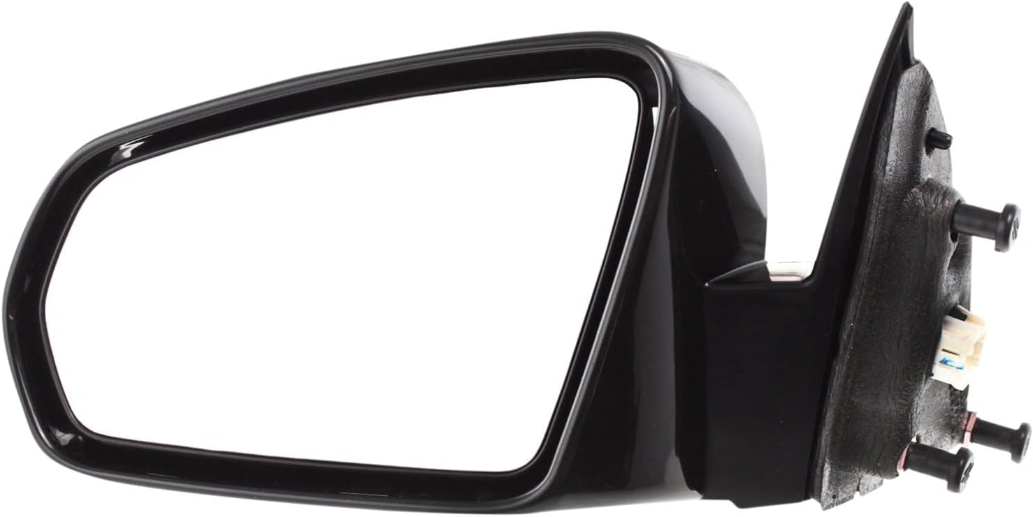 Kool Vue ch49el Espejo Corner Mount Tipo Conductor lado lh plástico negro Power Flat vidrio