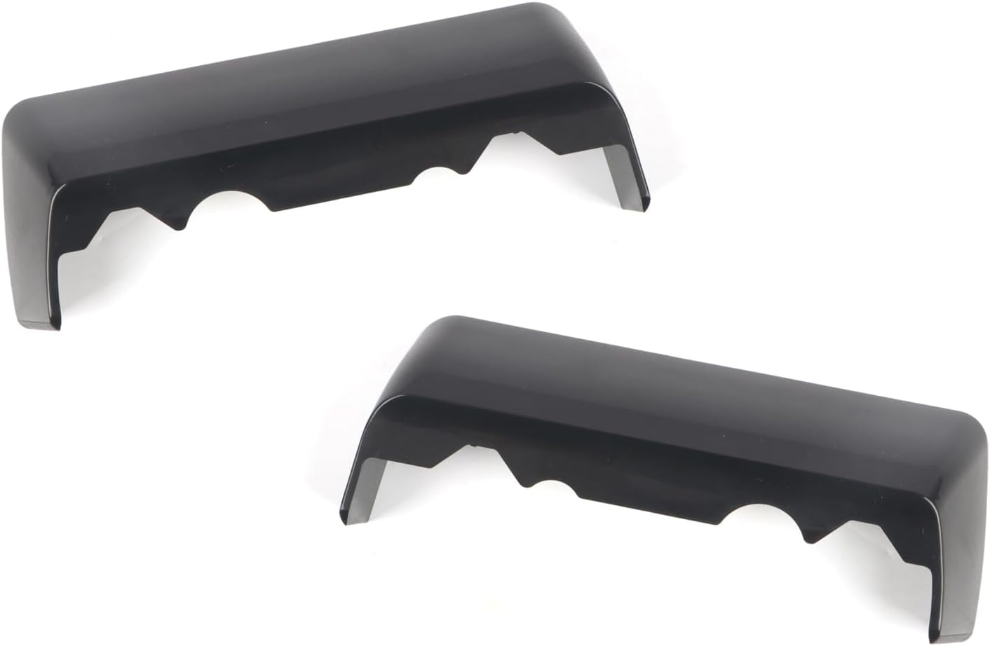 HIGH FLYING Para Toyota Prado FJ150 2010-2022 Accesorios de coche Rieles de portaequipajes Cubiertas medias ABS Negro 2 unids